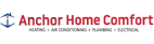 anchor home comfort heating, air conditioning, plumbing, electrical logo