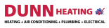 dunn heating, heating, air conditioning, plumbing and electrical logo