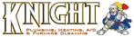 knight plumbing, heating, A/C and furnace cleaning logo