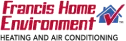 francis home environment heating and air conditioning logo